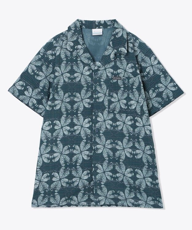 Columbia Columbia/ ユーティライザープリントキャンプシャツ /コロンビア Everblue Floreidoscope