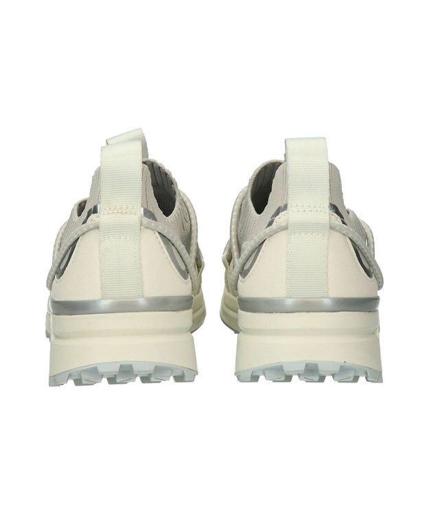 INTER-CHAUSSURES 【BUSSOLA】ニットスリッポンスニーカー グレー雑材