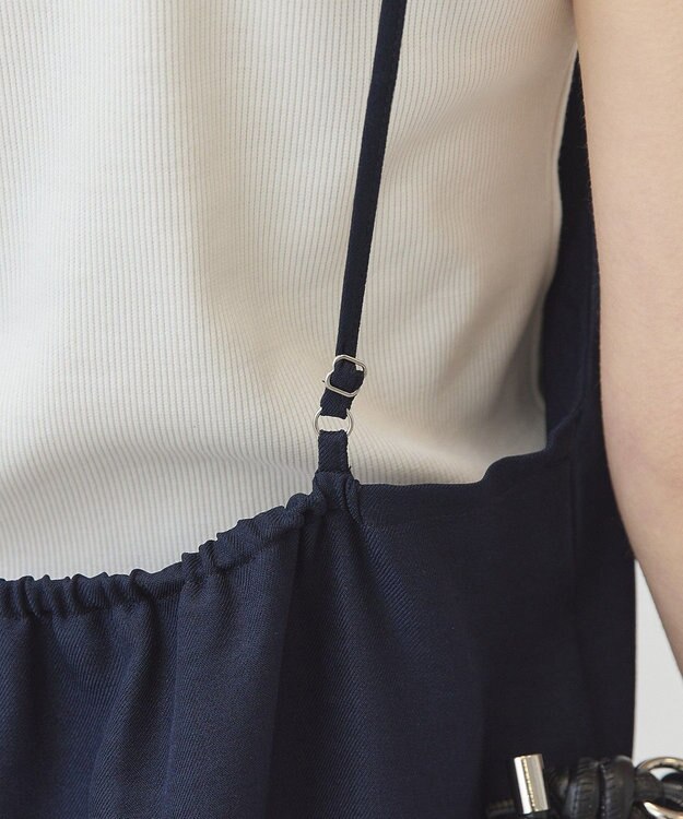 AMERICAN HOLIC リネンライクＩラインキャミワンピース Dark Navy