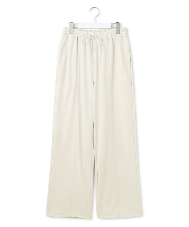 23区 S 【SLOW/一部店舗限定】コットンライクテリー イージー パンツ ベージュ系