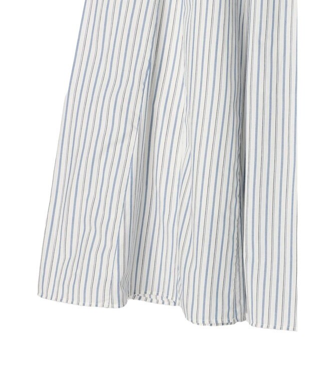 Green Parks Ｉ　切替ギャザーロングスカート Stripe
