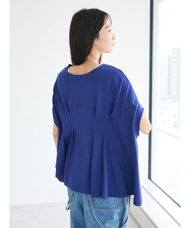 CRAFT STANDARD BOUTIQUE 前後2WAYタックプルオーバー Blue