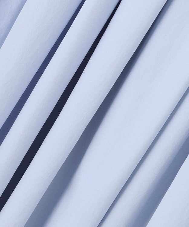 uncrave クールタッチカラータイプライター フレアスカート サックス