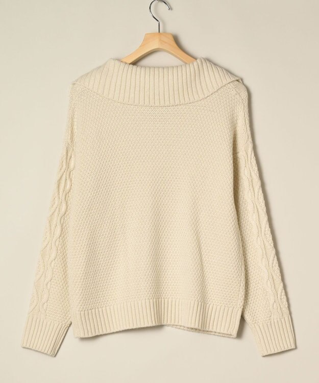 ONWARD Reuse Park 【any FAM】ニット秋冬 オフホワイト