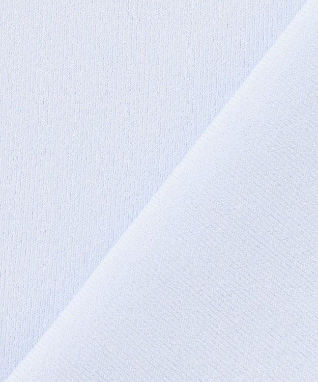 BEIGE， 【洗える】LAURA / クルーネックボタンニットトップス Sax