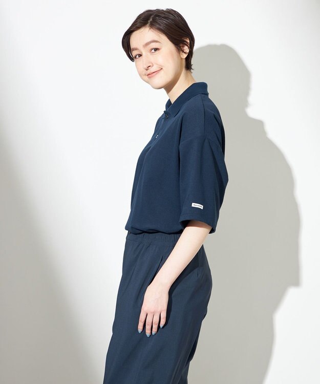 HELLY HANSEN 【速乾・UVカット・抗菌防臭】ショートスリーブ マリンパイルポロ ディープネイビー
