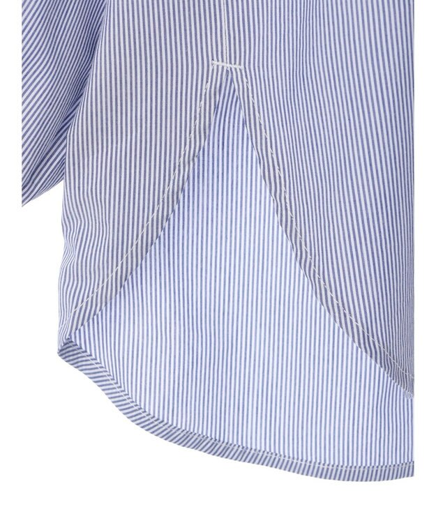 AMERICAN HOLIC フリルバンドカラーシャツ Stripe