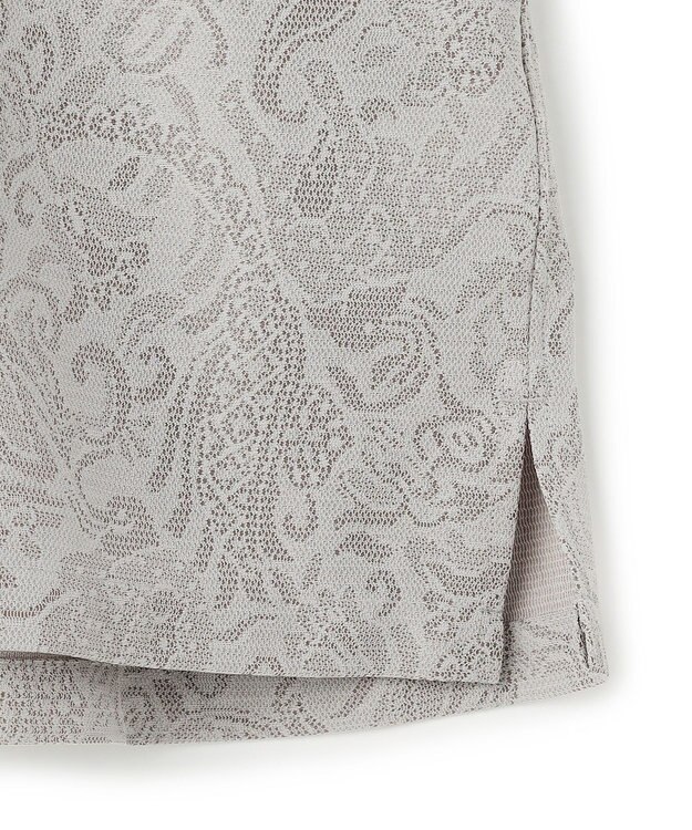 JOSEPH HOMME 【新柄】ヨシタレース　レギュラーカラー半袖シャツ ライトグレー系