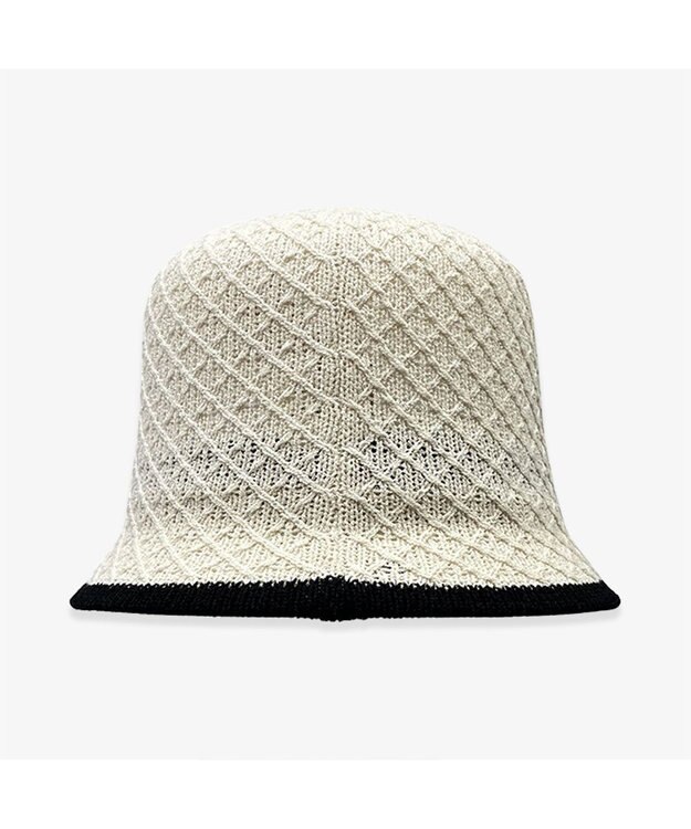 林八百吉商店 un chapeau  バイカラーサーモハット ホワイト