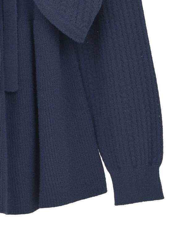 earth music&ecology 【SET ITEM】SET2点ショートボレロ＋ペプラムニットキャミ Navy