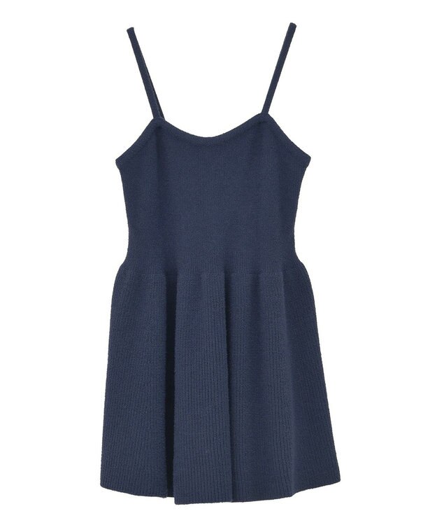 earth music&ecology 【SET ITEM】SET2点ショートボレロ＋ペプラムニットキャミ Navy