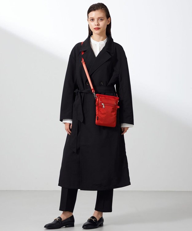 Y'SACCS テープデザイン　トラベルポシェット オレンジ