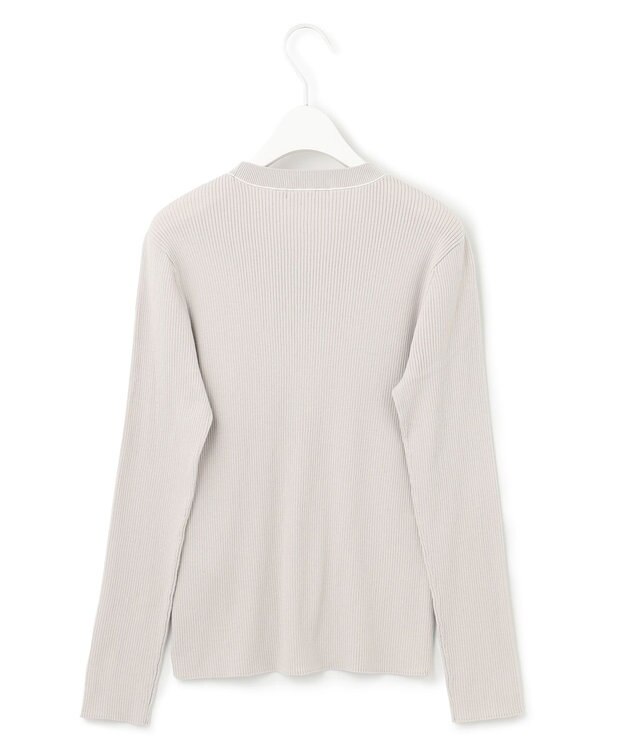 ICB 【洗える】 コンパクトリブ  クルーネックプルオーバー トープ系