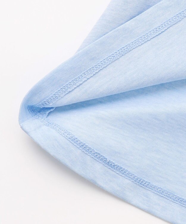 組曲 KIDS 【150-160㎝】フラワーエンブロイダリー チュニック スカイブルー系