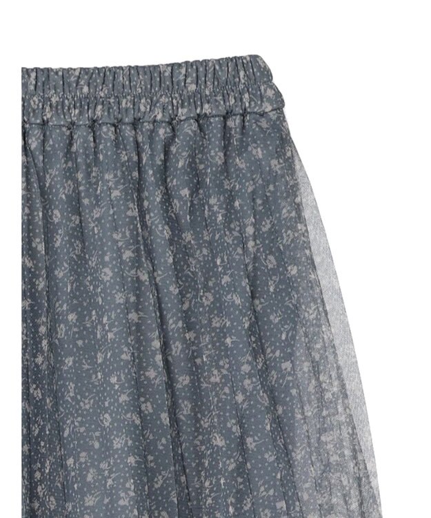 Green Parks Ｂ．チュールｐｔプリーツスカート Black