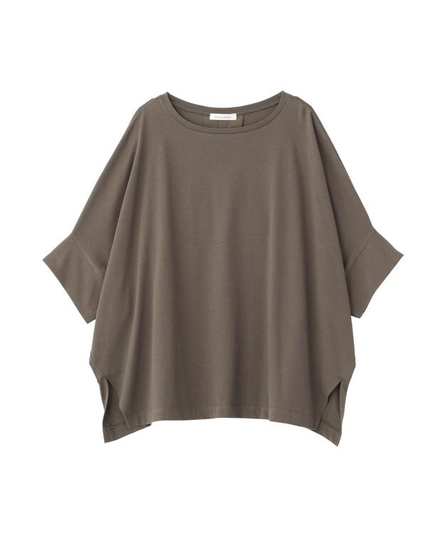 Green Parks 冷やっとすずやかドルマンプルオーバー Charcoal Gray