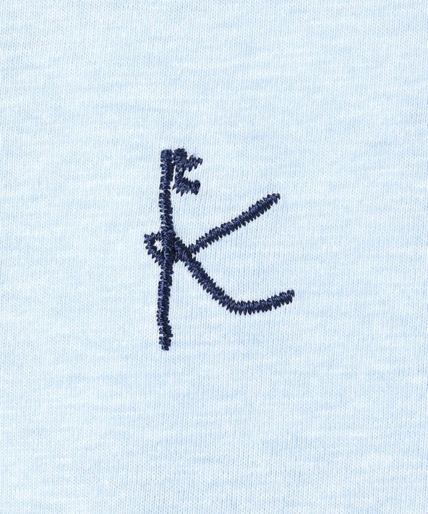 組曲 KIDS 【150-160㎝】フラワーエンブロイダリー チュニック スカイブルー系