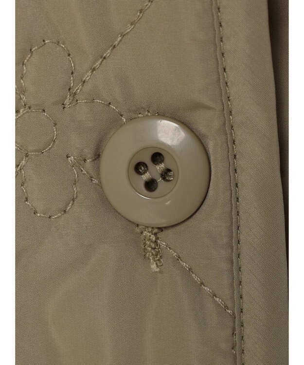 Green Parks ・ＳＵＧＡＲ　ＳＰＯＯＮ　２ｗａｙフラワーキルトブルゾン Light Khaki