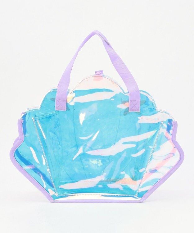 ANY KIDS クリアモチーフプールバッグ オーロラシェル