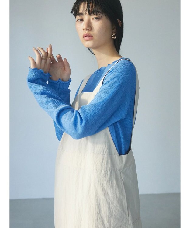 Green Parks ａ．ポケット付きジャンスカ Ivory