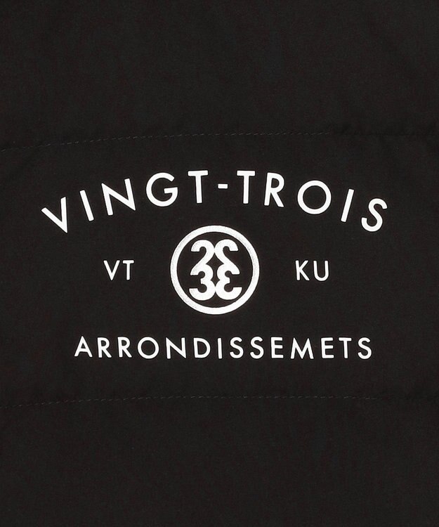 23区GOLF 【WOMEN】中綿リバーシブルベスト ブラック系5