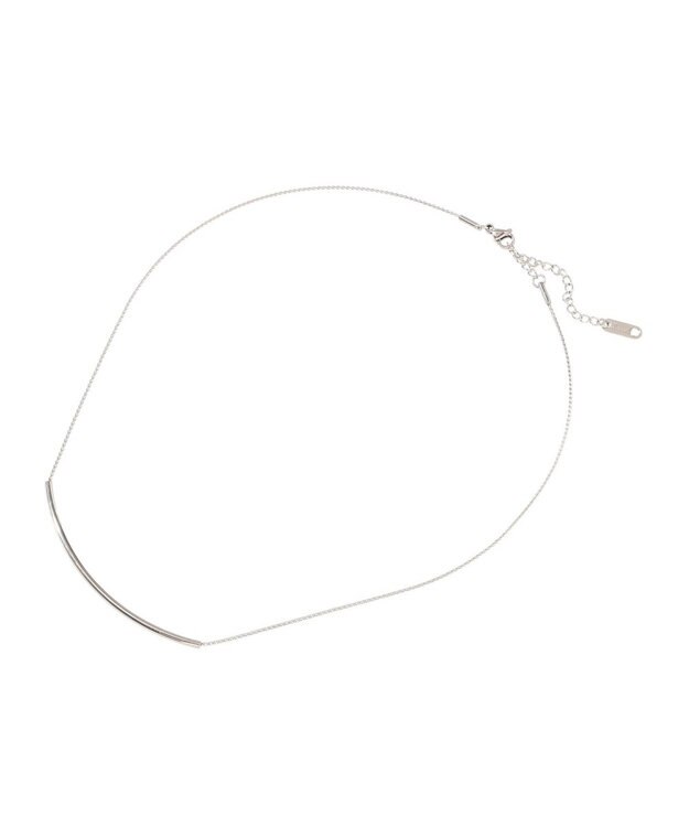 AMERICAN HOLIC 【ステンレス】スマイリートップネックレス Silver