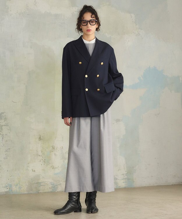 J.PRESS YORK STREET 【UNISEX】ネイビーブレザー / ダブル / 金釦 ネイビー系