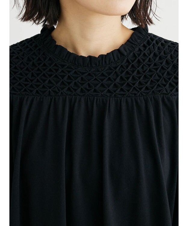 Green Parks Ｂ．スモッキングカットプルオーバー Red