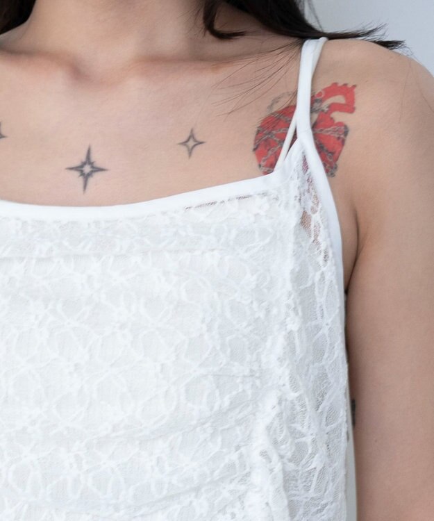 WEGO ドロストデザインキャミワンピース 柄2