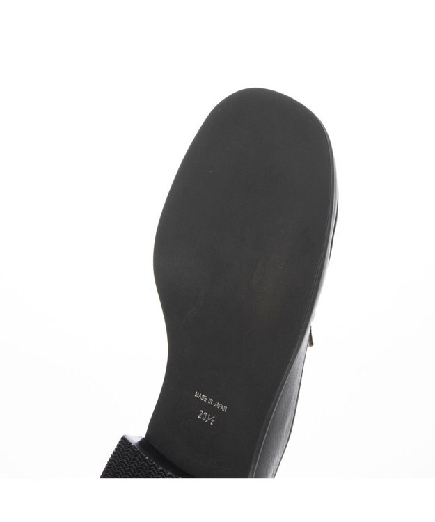 ing <ing>ヒールアップローファー ブラック