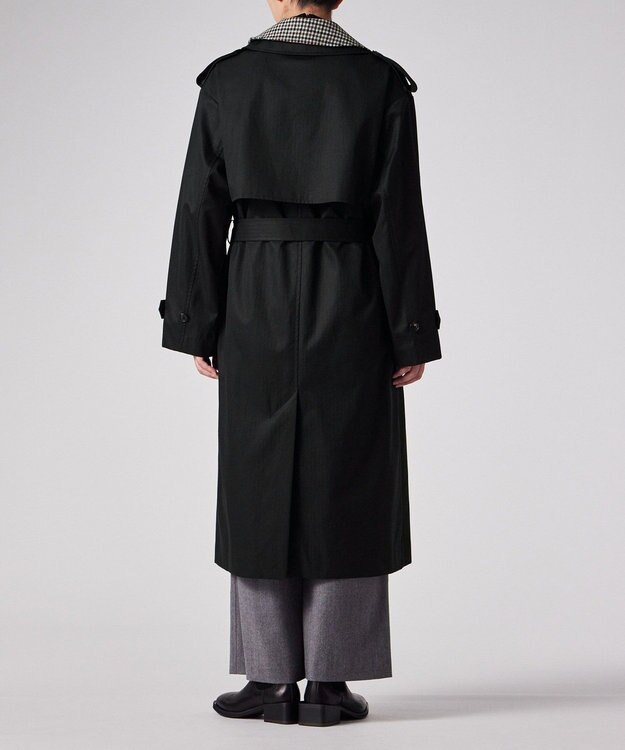 Paul Smith ヘリンボーン トレンチコート ブラック