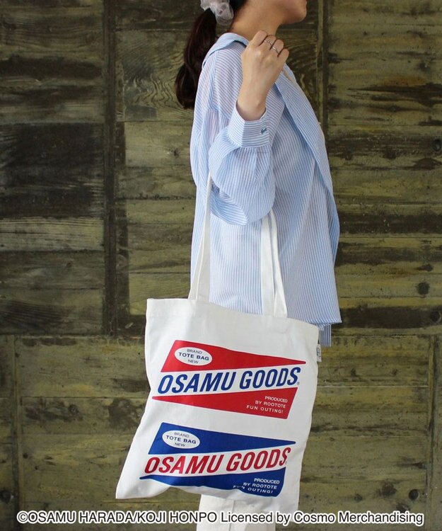 ROOTOTE 4722【オサムグッズ】OSAMU GOODS(R)×ROOTOTE トール・フラット 01：ロゴ