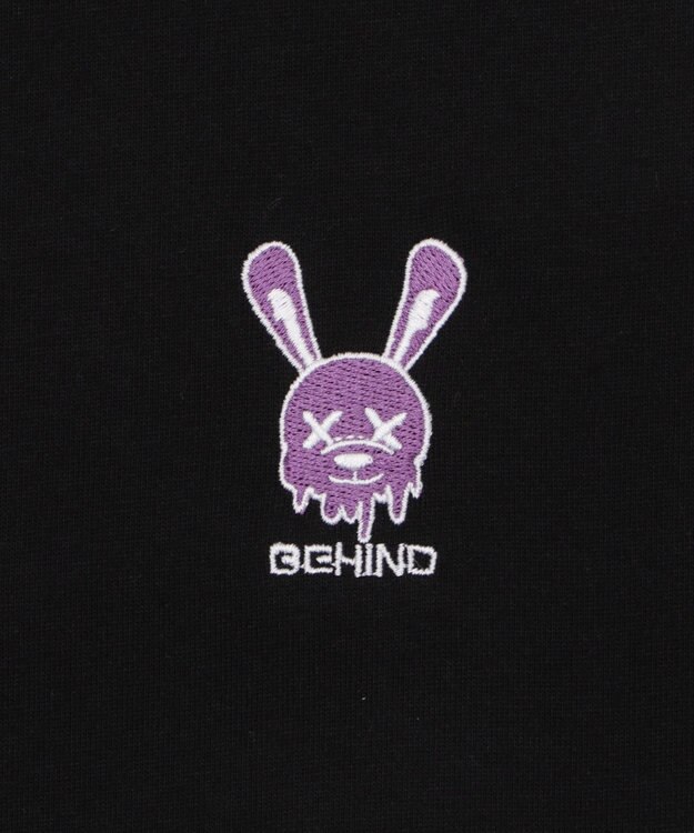 WEGO 【MLサイズ展開/綿100%】グラフィックワンポイントT（SS） ブラック