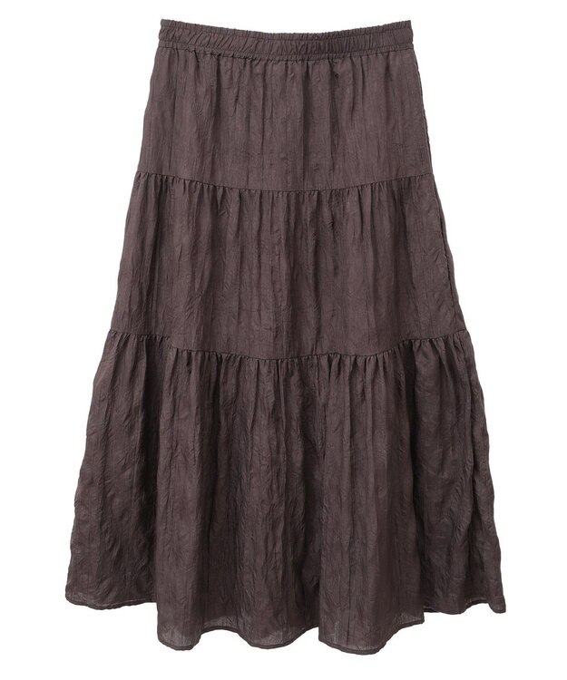 CRAFT STANDARD BOUTIQUE シャイニーワッシャースカート Brown