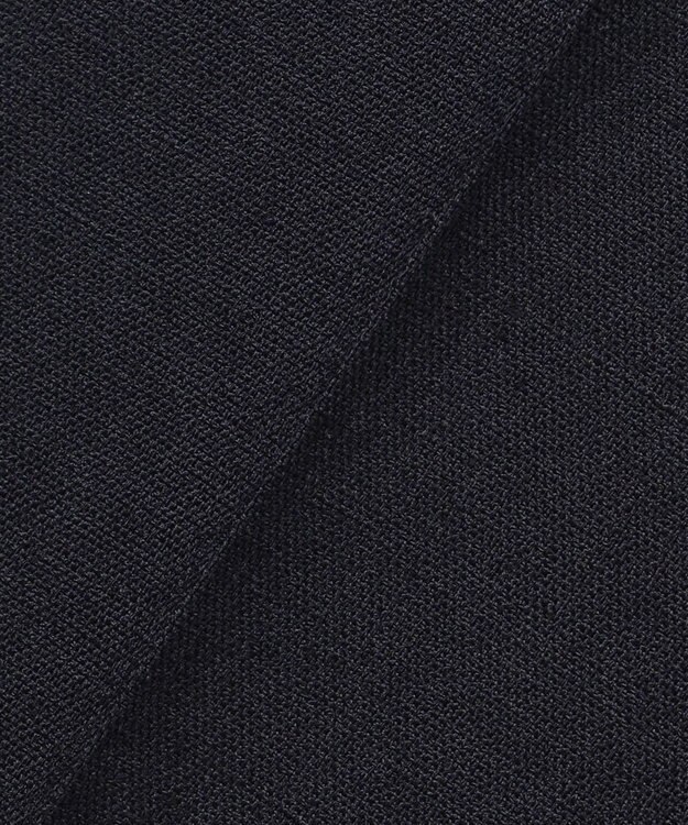 23区 S 【セットアップ対応/防シワ性/洗える】アイアスマットストレッチ セミワイド パンツ ネイビー系