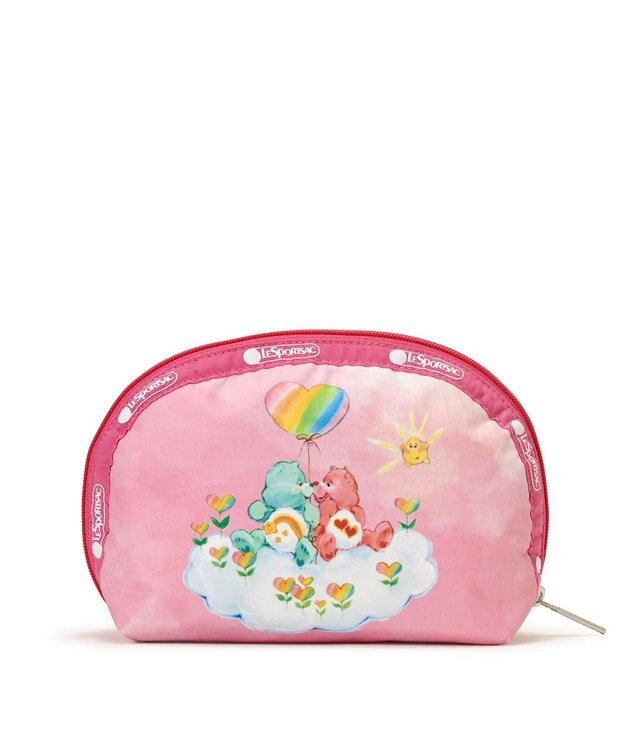 LeSportsac MEDIUM DOME/ケアベアピンクレインボー ケアベアピンクレインボー