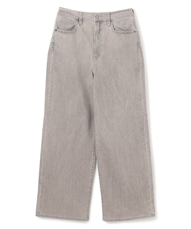 UNFILO 【UNFILO DENIM】撥水ストレッチ ワイドストレートデニム アイスグレー