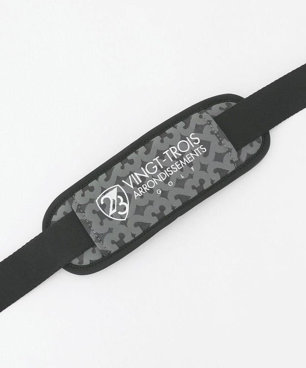 23区GOLF 【UNISEX】モノグラムボストンバッグ　シューズ収納付きの大容量　ショルダー持ちも可能 ブラック系5