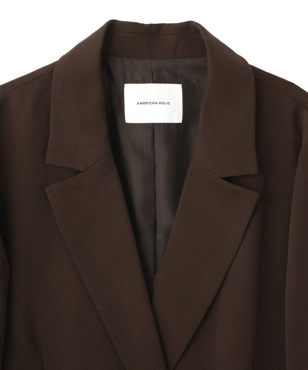AMERICAN HOLIC Ｗテーラードジャケット Brown
