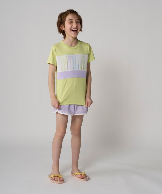 OP／FILA 【FILA】ドライピケ半袖Tシャツ レモンイエロー