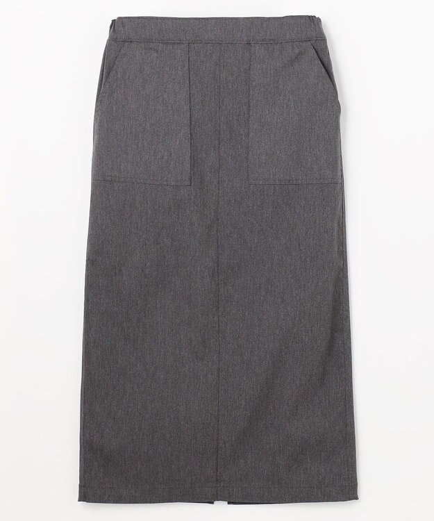 ANY L 【ウエストゴム】ベイカースカート チャコール
