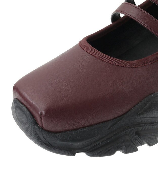 earth music&ecology ＯＲｉｅｎｔａｌ　ＴＲａｆｆｉｃ　メリージェーンスニーカー Bordeaux