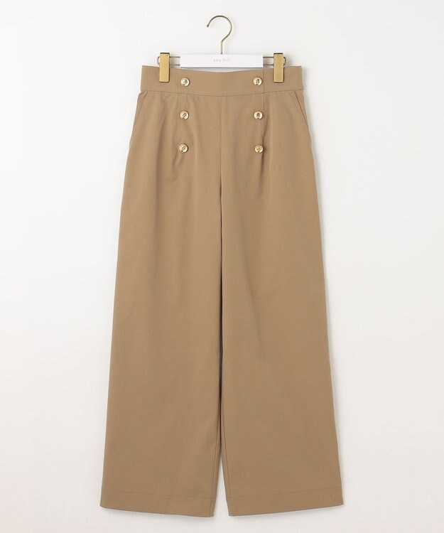 ANY SIS 【洗える】マリンディテール ワイドパンツ ベージュ