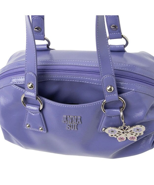 ANNA SUI ルーチェ ボストンバッグ パープル