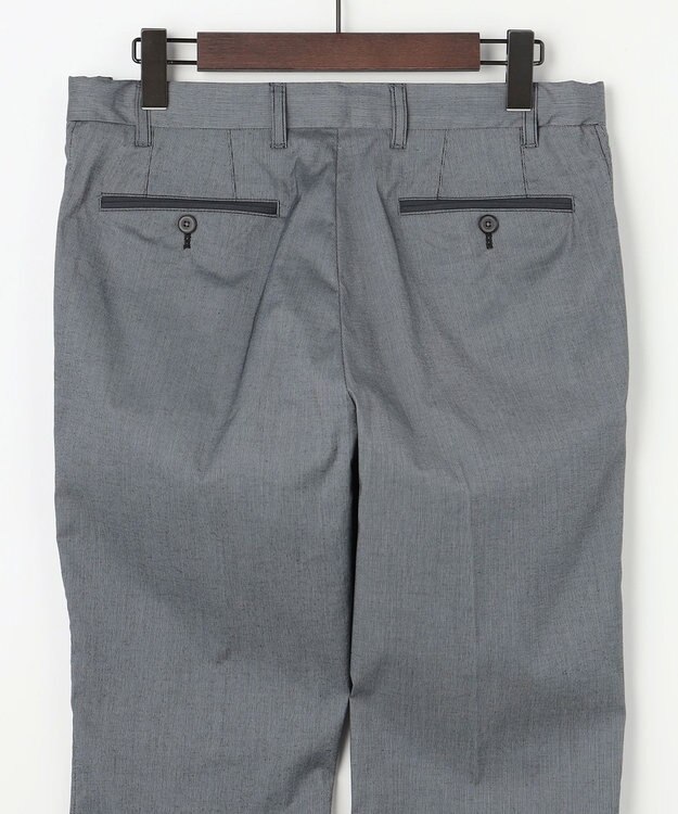 JOSEPH ABBOUD 【キングサイズ・ウエストも伸びる!/ストレッチ/軽量/Eco撥水/オーガニックコットン使用】マイクロピケストレッチ パンツ グレー系8