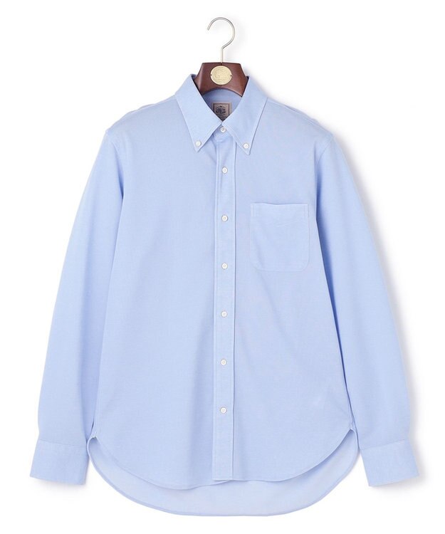 J.PRESS MEN 【夏に嬉しい高機能】TCカノコインレイ シャツ/B.D. サックスブルー系