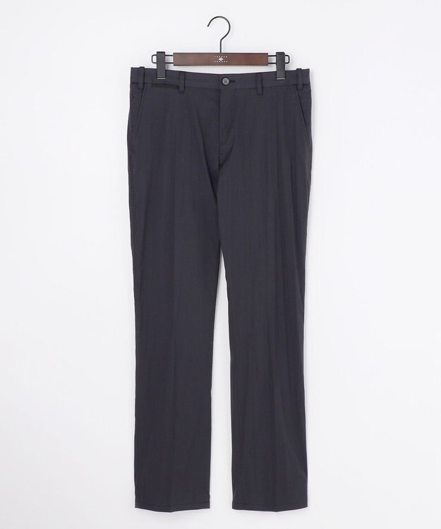 JOSEPH ABBOUD 【キングサイズ・ウエストも伸びる!/ストレッチ/軽量/Eco撥水/オーガニックコットン使用】マイクロピケストレッチ パンツ ネイビー系8