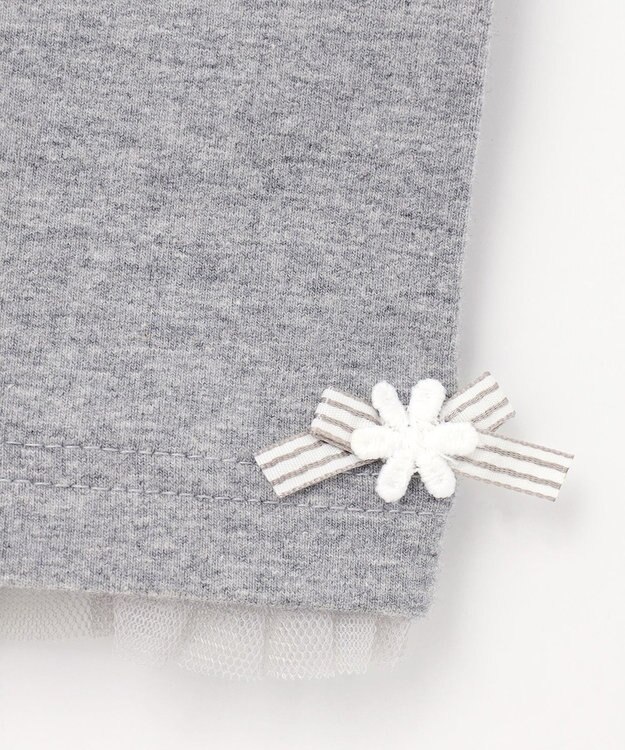 ANY KIDS フルレングス レギンス 杢グレー