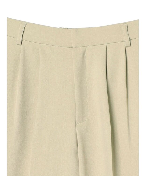 YECCA VECCA タックテーパードパンツ② Black