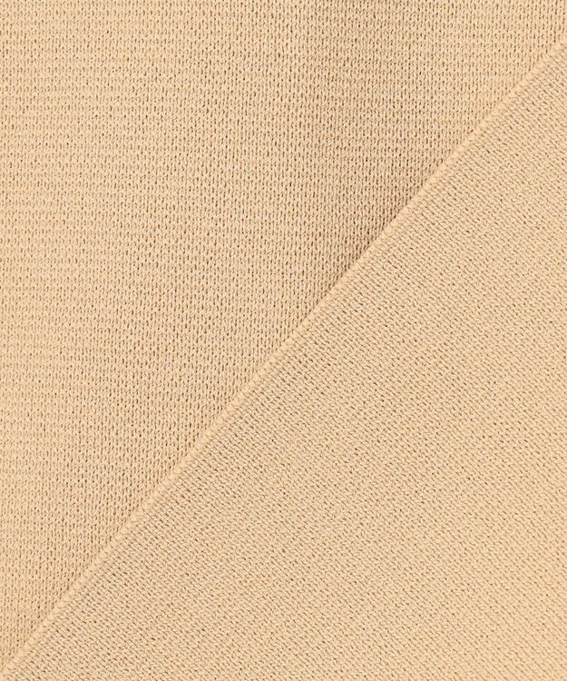 UNFILO 【WEB限定カラー】スゴ機能美ニット キーネック ジレ [WEB限定]サンドベージュ